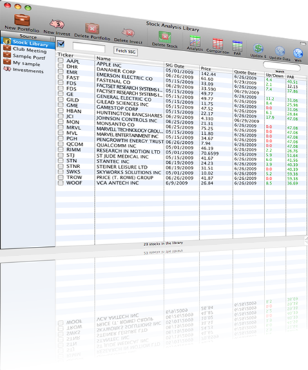Stock Investment Guide - Stock Analysis for Macintosh and Windows.